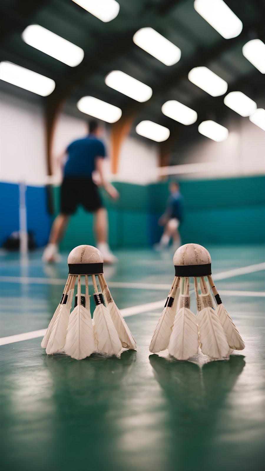 Indoor badminton