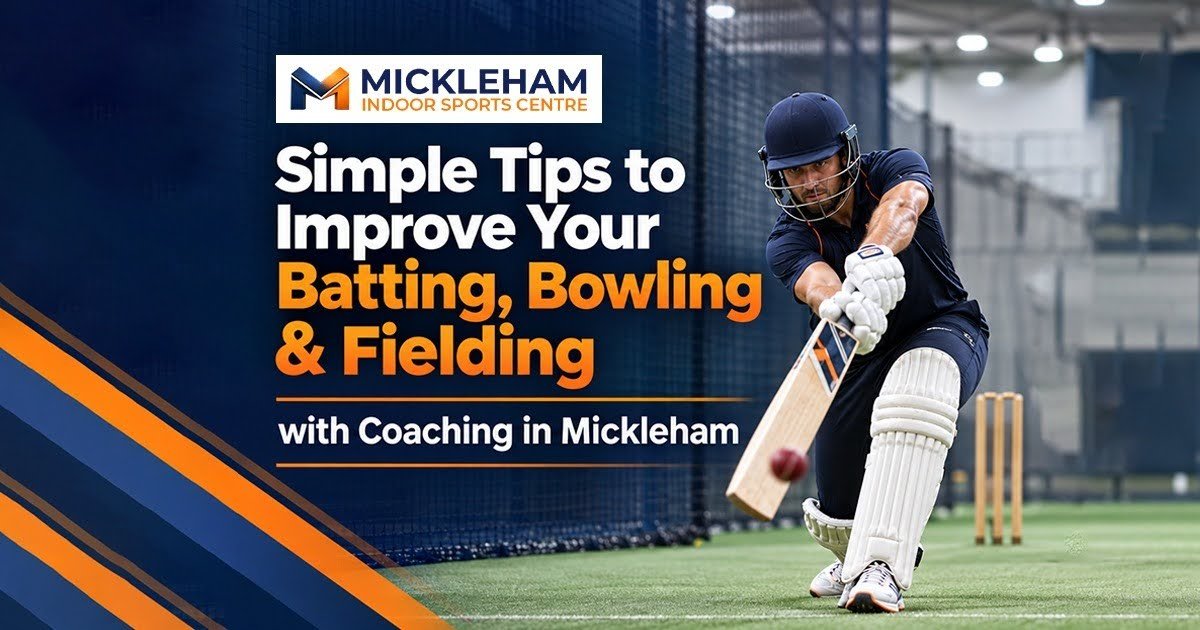 Simple Tips to Improve Your Batting, Bowling & Fielding with Coaching in Mickleham